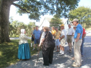 Tour guides in period dress.